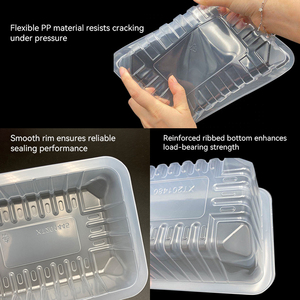Barquette <span class=keywords><strong>alimentaire</strong></span> jetable en PP pour l'emballage de viande fraîche, barquette en plastique de qualité <span class=keywords><strong>alimentaire</strong></span>, emballage en blister pour l'affichage en supermarché - Product Image 2