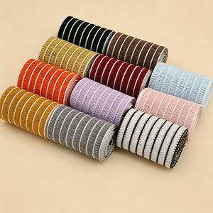 Ruban à volants double couche 100 % polyester, <span class=keywords><strong>bordure</strong></span> blanche, plusieurs tailles, couleur vintage, <span class=keywords><strong>pour</strong></span> mariage, bricolage, artisanat, cadeau, décoration <span class=keywords><strong>de</strong></span> nœuds <span class=keywords><strong>pour</strong></span> cheveux - Product Image 1