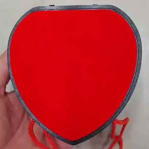 2025 boîte-cadeau d'anniversaire saint valentin Couple bijoux coeur boîte en forme de coeur emballage couverture boîte de rangement - Product Image 3