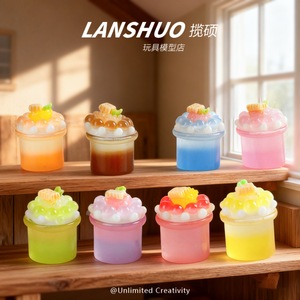 ชุดงานฝีมือเรซิ่นเค้กผลไม้เรืองแสง 3 มิติ Lanshuo สำหรับทำเครื่องประดับ DIY พวงกุญแจ จี้ ของตกแต่งบ้าน - Product Image 2