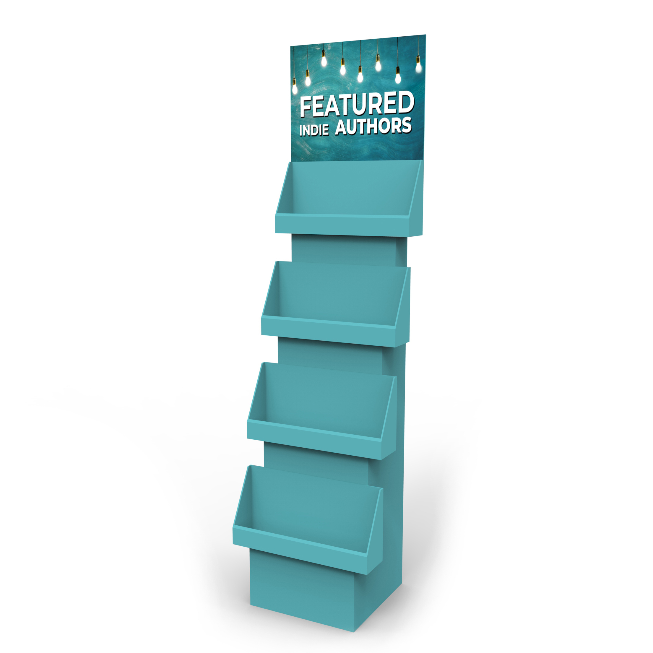 Bottle Shaped Cardboard Floor Display Stand for Beverage Store — view 5