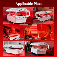 Chambre de luminothérapie LED Suyzeko 510K homologuée pour cliniques chiropratiques, réduction de la douleur, thérapie par lumière rouge 660nm 850nm