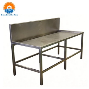 Bac de lavage en acier inoxydable blanc pour l'abattage et le nettoyage des entrailles de porc, équipement de <span class=keywords><strong>boucherie</strong></span>, machinerie d'abattoir - Product Image 2