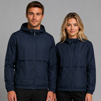 Veste de pluie légère pour la pêche et la randonnée, 100% polyester