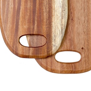 Planche à découper en bois massif rétro planche à découper en bois épais peut être accrochée - Product Image 2