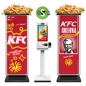 <strong>Hotel</strong> Airport Subway Restaurant Bar Self Service Payment Kiosk Self <strong>Ticket</strong> Purchase Floor Standing Checkout Kiosk - Product Image 4