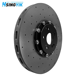Disque de rupture en céramique de fibre de carbone avant longue duré<span class=keywords><strong>e</strong></span> Hsingyik pour <span class=keywords><strong>Mercedes</strong></span> Benz Amg C63 OE A2314211612 402MM - Product Image 3