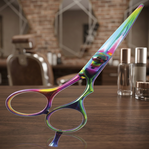 Ciseaux de coiffure professionnels en acier inoxydable 4Cr13, lame tranchante, manche moyen, non pliables, pour droitiers, coupe de cheveux en salon - Product Image 6