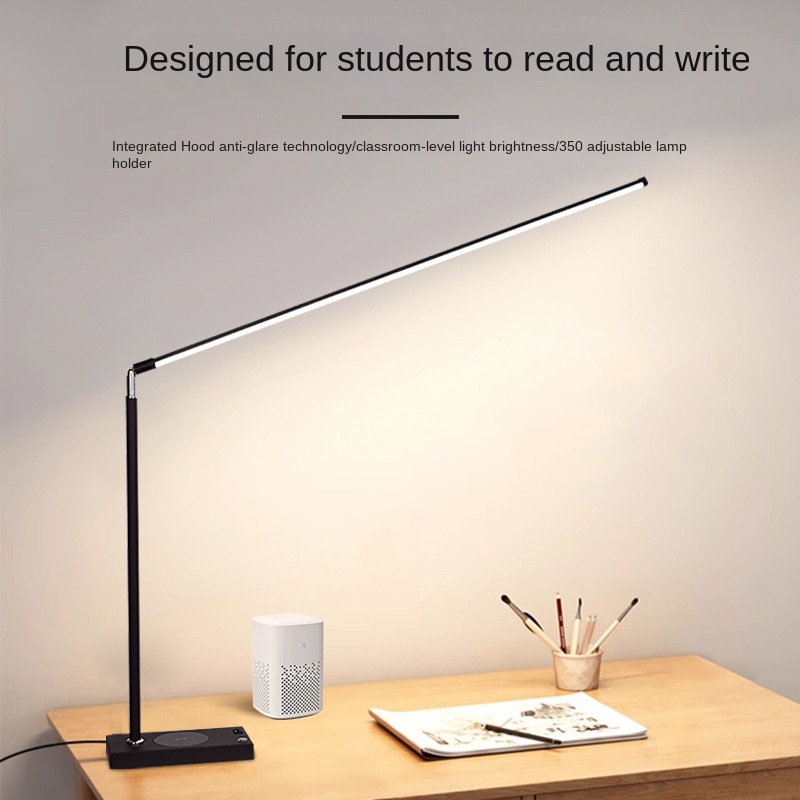 Modern Full Spectrum LED Desk Lamp | Yaofeite STU6614 | Eye Protection Dimmable Table Light