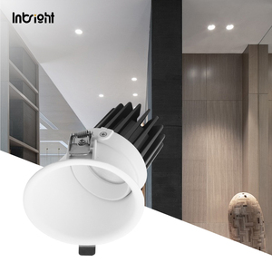 Không đối xứng chùm <span class=keywords><strong>LED</strong></span> Trần xuống ánh sáng 10W 15W 25W Ống phân cực lõm đèn có thể điều chỉnh COB chống chói - Product Image 2