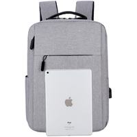 Mochila Personalizada Unisex para Portátil de Negocios, Antirrobo, Impermeable, con Puerto USB, Material Oxford de Alta Calidad, Mochila de Viaje