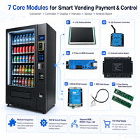Kit de solution de contrôle de paiement sans espèces pour distributeur automatique intelligent avec convertisseur MDB-RS232, contrôleur de paiement QR, carte Android