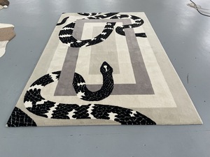 Tappeti in Stile Europeo ad Alta Densità a Prezzo di Fabbrica, <span class=keywords><strong>Tappeto</strong></span> <span class=keywords><strong>Ovale</strong></span> in Lana Fatto a Mano per Soggiorno, Ideale per Pasqua - Product Image 6
