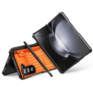 Funda de Lujo para Teléfono Móvil <span class=keywords><strong>Samsung</strong></span> <span class=keywords><strong>Galaxy</strong></span> <span class=keywords><strong>Z</strong></span> <span class=keywords><strong>Fold</strong></span> 5/W24 con Soporte para Lápiz y Base - Product Image 2