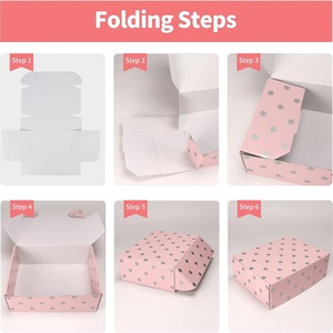 Custom Corrugated Paper Mailer Brand LOGO Shoes <b>Clothes</b> Underwear Box for Shipping Packaging - Product Image 3