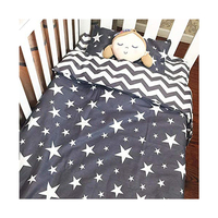 Housse de couette, drap et taies d'oreiller 100% coton, ensemble de literie pour bébé, doux pour la peau