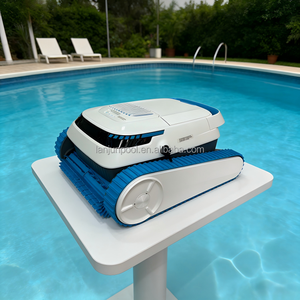 Nouvel aspirateur <span class=keywords><strong>de</strong></span> <span class=keywords><strong>piscine</strong></span> sans fil avec commande par application, aspirateur robotisé puissant pour <span class=keywords><strong>piscine</strong></span> hors sol et enterrée - Product Image 1