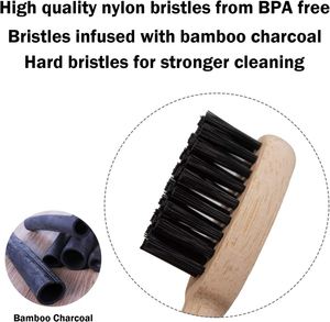 Muestra Gratuita: Cepillo de Dientes Desechable Biodegradable con Cerdas de Carbón, Logotipo Personalizado, Mango Natural - ¡Oferta Especial! - Product Image 2