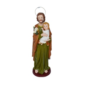 5 pouces Santa Anthony Résine statues religieuses en gros - Product Image 3