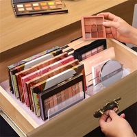 Acrylique Lucite Clear Cube Maquillage Organisateur Haute Qualité Maquillage Brosse Organisateur Cosmétique Plateau