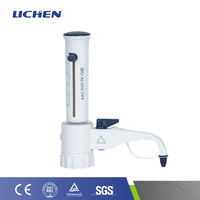 Distributeur de bouteille réglable LICHEN Série F 1-50 ml, résistant aux produits chimiques pour l'administration d'acides, d'bases et de solvants