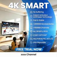 Appareil IPTV Europe : Streaming vidéo HD stable avec sortie vidéo, service 24h/24 pour tous les appareils