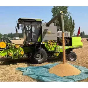 Maquinaria agrícola de marca superior Zhenpin, cosechadora de 100HP 4LZT-5.0QC con piezas de repuesto, el mejor precio en Argelia - Product Image 4