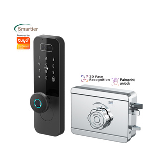 Ngoài Trời Cổng Thông Minh Rim Khóa Kỹ Thuật Số Wifi Mặt Mở Khóa Vân Tay Điện Tuya Thông Minh Cửa Khóa - Product Image 1