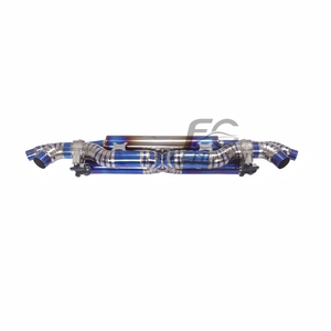 Système d'échappement Valvetronic Catback en titane pour <span class=keywords><strong>Porsche</strong></span> <span class=keywords><strong>911</strong></span> 991.2 Turbo S 3.8T, son de course, ultra léger, ajustement parfait à <span class=keywords><strong>100</strong></span>% - Product Image 6