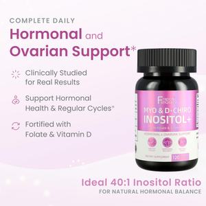 Suplemento de Mioinositol de Alta Calidad para el Equilibrio Hormonal en Mujeres, Cápsulas de Mioinositol - Product Image 2
