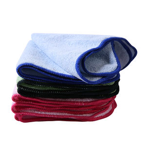 Paños de Limpieza de Microfibra Absorbentes de Secado Rápido al por Mayor, Toalla de Microfibra con Esquinas Redondeadas - Product Image 1