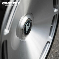 GRAYFOX Jantes forgées personnalisées en argent brossé 19 20 21 22 pouces 5x120 5x112 5x114.3 pour Mercedes-Benz S680 Rolls-Royce Bentley