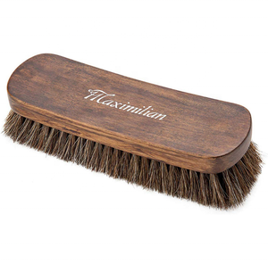 <span class=keywords><strong>Brosse</strong></span> de nettoyage intérieure pour sièges de voiture Kingdetail, écologique, durable, en cuir, avec poils de cheval et petite poignée en bois JBM-1 - Product Image 5