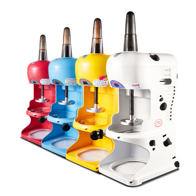 Milk Tea Shop Equipment Commercial Snowflake Soft Shaved Ice Machine Fully Automatic Ice Crusher Cover US Standard Customizable