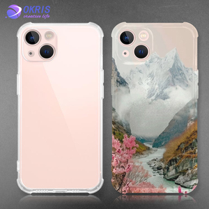 Uv có thể in <span class=keywords><strong>4</strong></span> góc chống <span class=keywords><strong>s</strong></span>ốc <span class=keywords><strong>TPU</strong></span> trường hợp màu trong suốt mềm cao su đầy đủ Bảo vệ UV điện thoại di động bìa cho <span class=keywords><strong>Iphone</strong></span> 13 / IP16 - Product Image 2