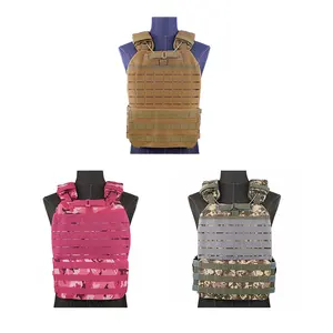 Factory wholesale rorange reflective vests with plastic reflector tactical vest with plates