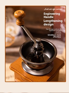 Cadeaux d'affaires promotionnels-Vieux moulin à café en grains coffret cadeau Portable Coffee <span class=keywords><strong>Miller</strong></span> Maker Mini moulin à café en acier inoxydable - Product Image 5