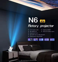 Projecteur vidéo portable N6 720p LCD 2.11 pouces avec système d'exploitation Android 11