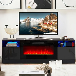 Yang Fan 70นิ้วที่วางทีวีสำหรับห้องนั่งเล่น, ที่วางทีวีมีเตาผิงไฟฟ้าติดตั้ง<span class=keywords><strong>ใน</strong></span>ตัว - Product Image 4