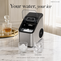 Machine à glaçons sphériques transparents 3 cm 550+ par jour, commande par bouton-poussoir, faible bruit, silencieuse, pour usage domestique et automobile, OEM&ODM CE ETL BSCI ISO900