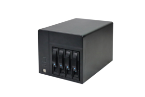 Nas-04 4*3.5 "hdd (2.5 के साथ संगत") गर्म स्वैप nas का मामला 6gb sata बैकप्लेन के साथ MINI-ITX m/b, फ्लेक्स 1u <span class=keywords><strong>psu</strong></span> का समर्थन करता है - Product Image 1