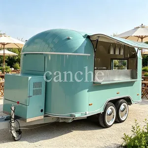 Carrito de Comida Móvil Eléctrico Popular en la UE para Venta de Donuts de Chocolate, Pizza, Tacos y BBQ - Product Image 1