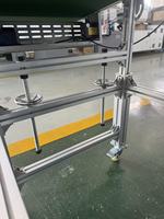 Robot Sabuk Konveyor Portabel Karet Tahan Panas/Aus/Api/Oli Berkualitas Tinggi yang Dapat Disesuaikan untuk Gudang dengan Kecepatan yang Dapat Diatur
