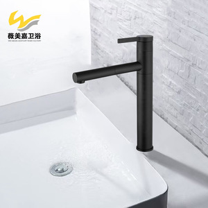 Robinet double vasque moderne minimaliste chaud et froid, vente en gros, cuivre pur, finition gris anthracite brossé, rotatif, extractible, cartouche 35 - Product Image 6