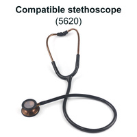 Stéthoscope classique III 5620 en acier inoxydable à double face pour l'auscultation cardiaque et pulmonaire, idéal pour les cliniques et hôpitaux