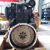 Motor Diésel QSB4.5 para DCEC Cummins, Refrigerado por Agua, 4 Cilindros, 4 Tiempos, 82kw, 104kw, 127kw, 110hp, 140hp, 170hp, 2000rpm