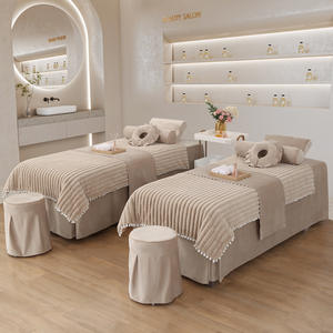 Juego de Sábanas de 4 Piezas para Cama de Masaje, Peluquería y Salón de Belleza, de Felpa Gruesa y Suave, para Uso en Invierno, Novedad 2026 - Product Image 4