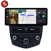 Penhui untuk Honda Accord Generasi 7 2004-2007 16+512GB Crystal Sound Android 14 Pemutar Radio Mobil Layar 12.3 Inci 4K DSP