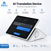 Terminal de Traducción IA Multilingüe, Dispositivo de Interpretación de Voz en Tiempo Real para Recepción de Hotel, Reuniones de Negocios, Servicios Públicos, OEM