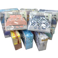 Vente en gros d'usine, ensemble de literie en microfibre imprimé fleurs, 6 pièces, taille King Queen, drap-housse pour hôtel, hôpital, maison, chambre à coucher